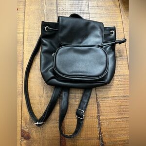 Stylish Black Backpack for Women